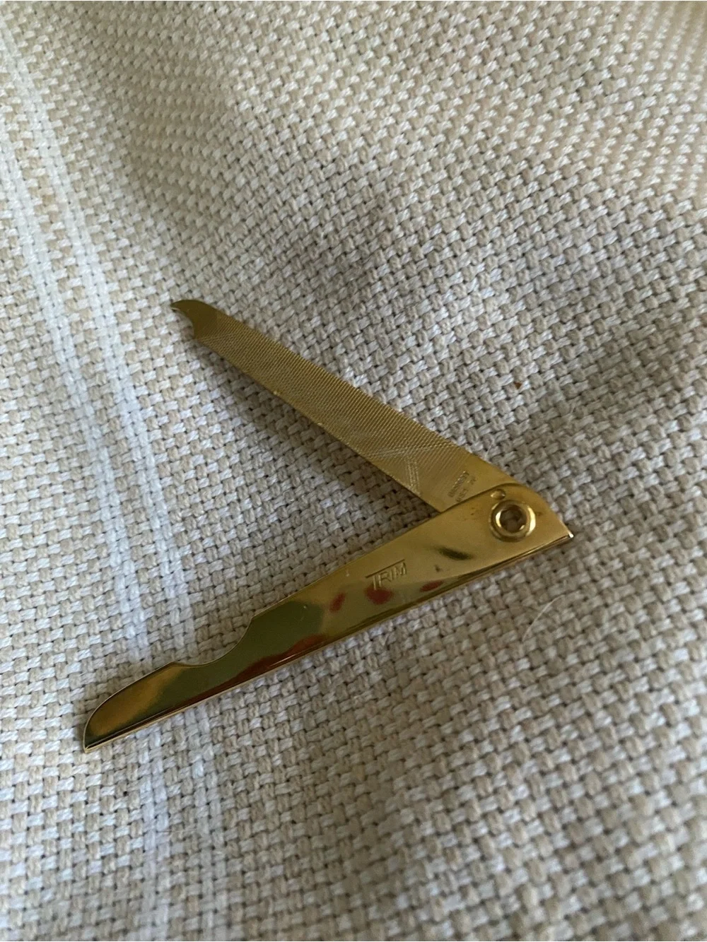 Vintage  1950’s mens manicure set. Heirloom Treasure Chest by Trim